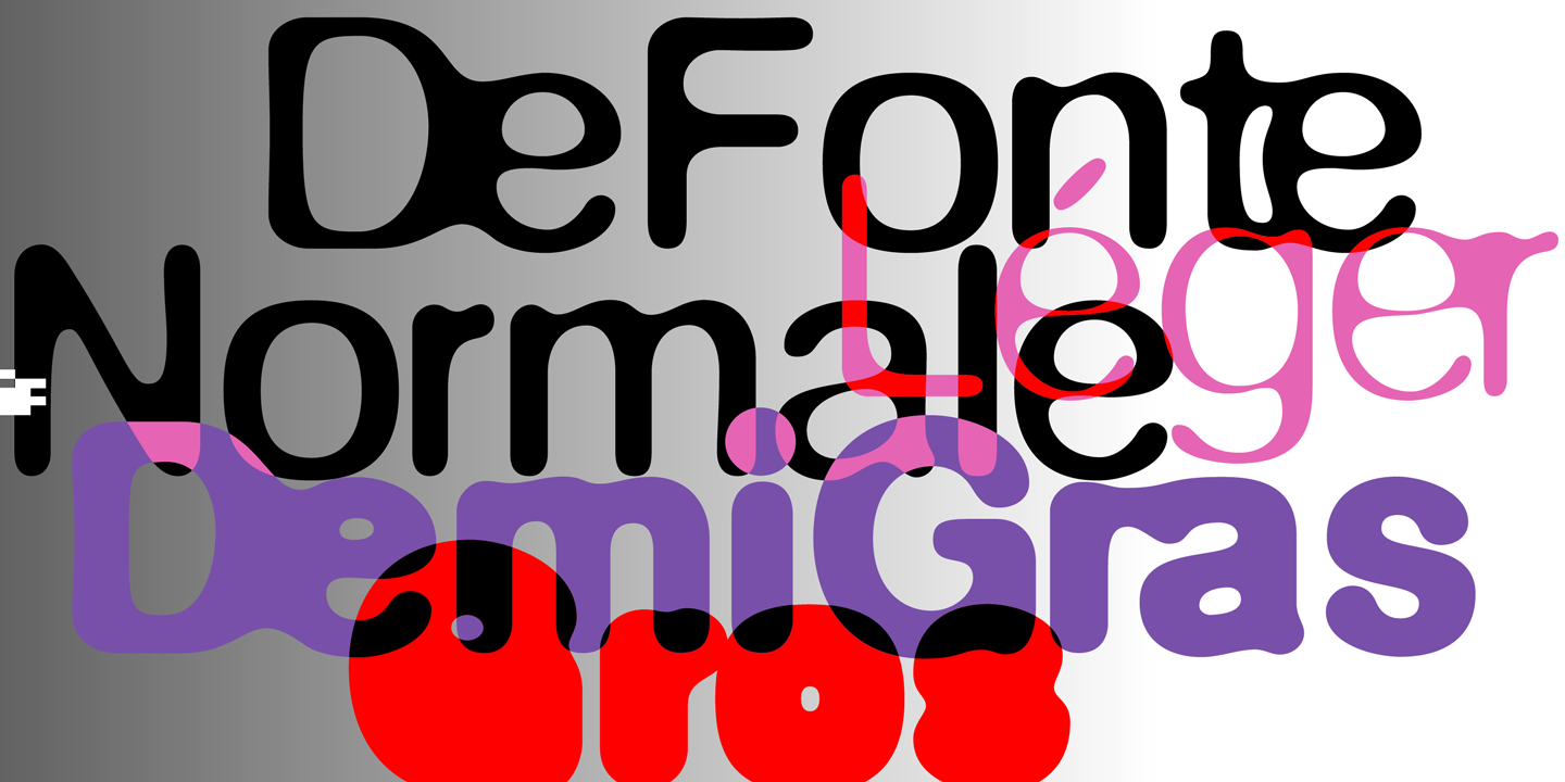 Шрифт De Fonte Plus